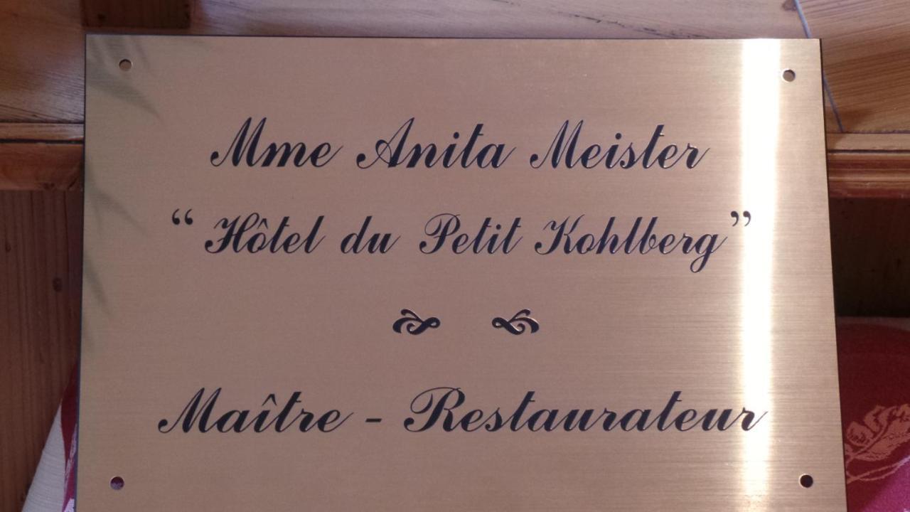 Hotel Restaurant Le Petit Kohlberg Lucelle Bagian luar foto